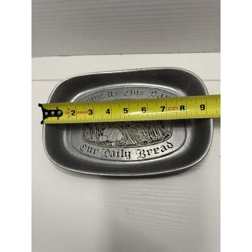 Vintage Wilton Pewter Bread Plate Tray 